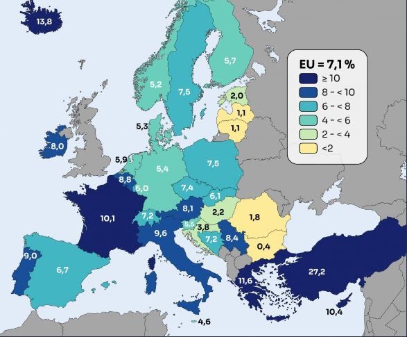 ЕУ: Грците најмногу работат прекувремено, најмалку Бугарите