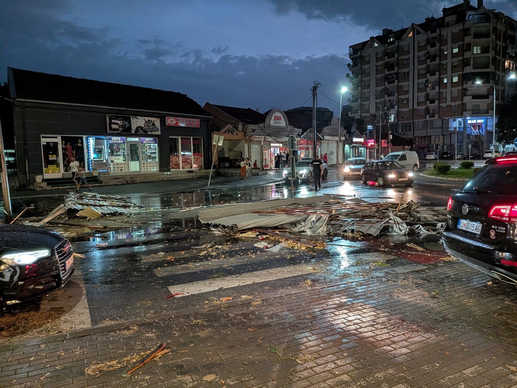 СИЛНО НЕВРЕМЕ ГО ПОГОДИ ИСТОКОТ: Штети во Куманово, Крива Паланка, Делчево, Виница и Кочани
