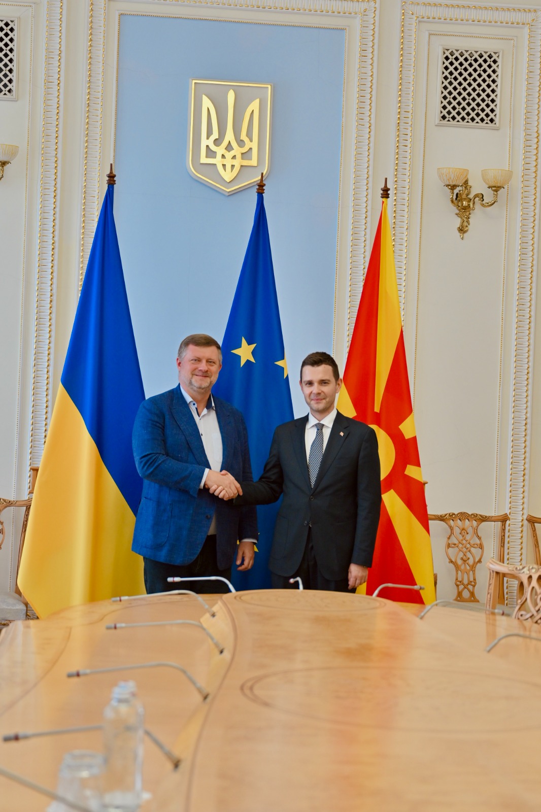 Средба на министерот Муцунски со министерот за надворешни работи на Украина, Андриј Сибиха