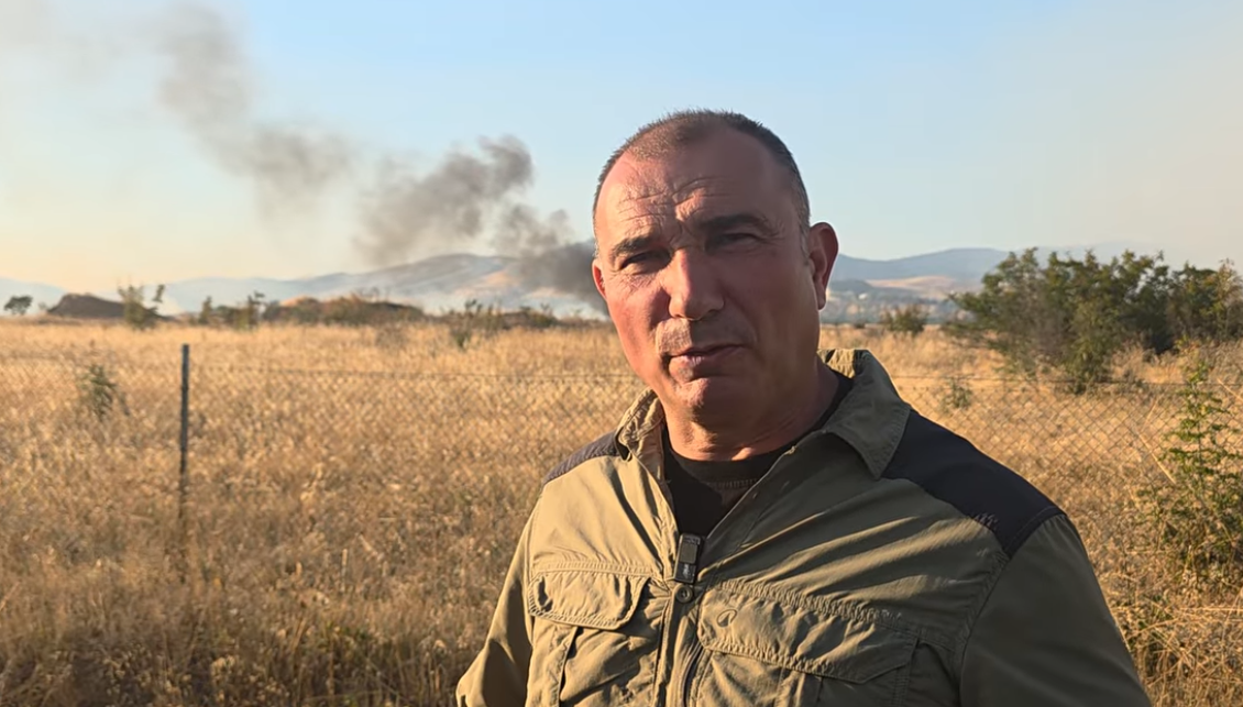 Нов пожар кај Стенковец, црн чад се движи кон Скопје