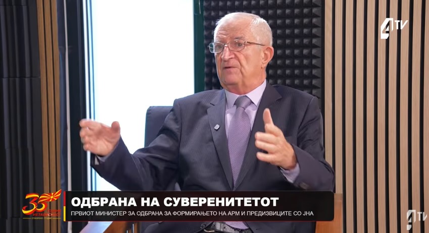 Гоцевски за деновите на осамостојувањето: ЈНА беше подготвена, а Македонија немаше своја армија