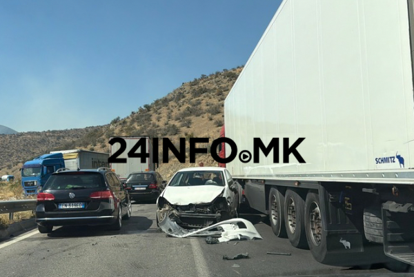 Тешка сообраќајка на патот кон ГП Блаце: Има повредени, колони возила и пренасочување на сообраќајот